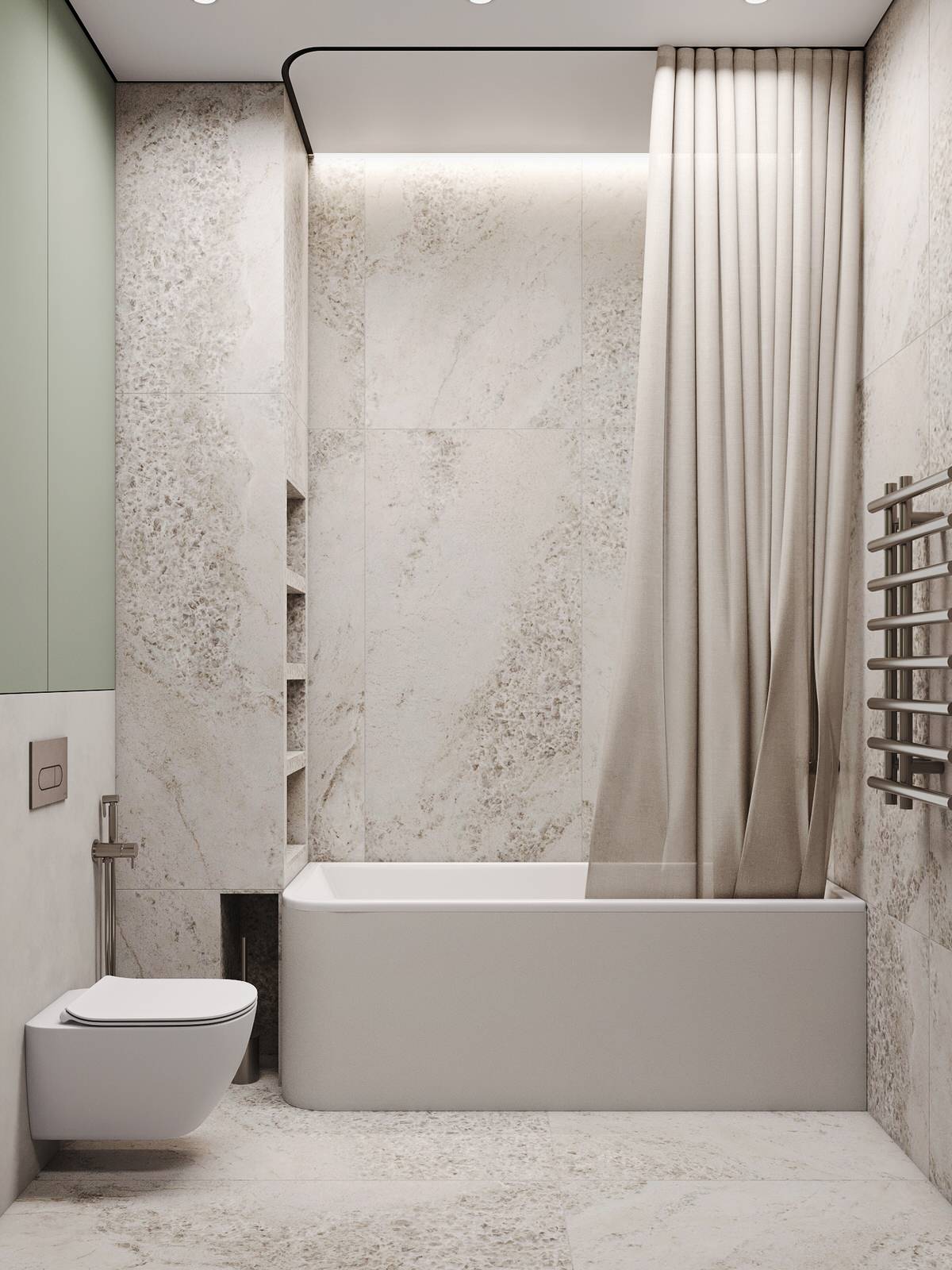 Мастер-санузел на Архитектора Власова