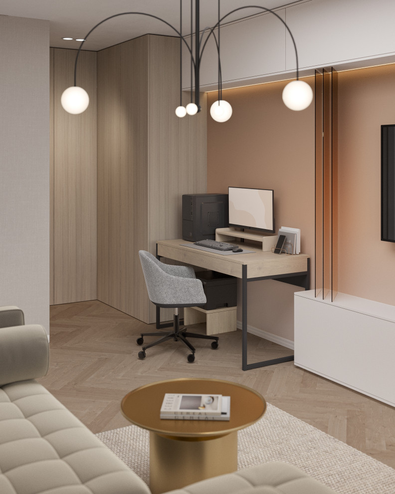 Стильная гостиная. Минимализм и неоклассика.