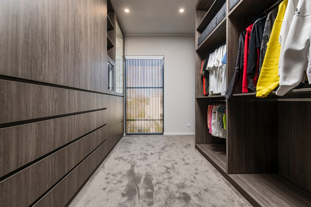 Inspiration for a modern storage and wardrobe in Perth.