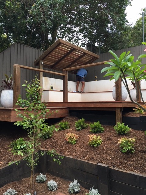Multi level Decking rustic-deck