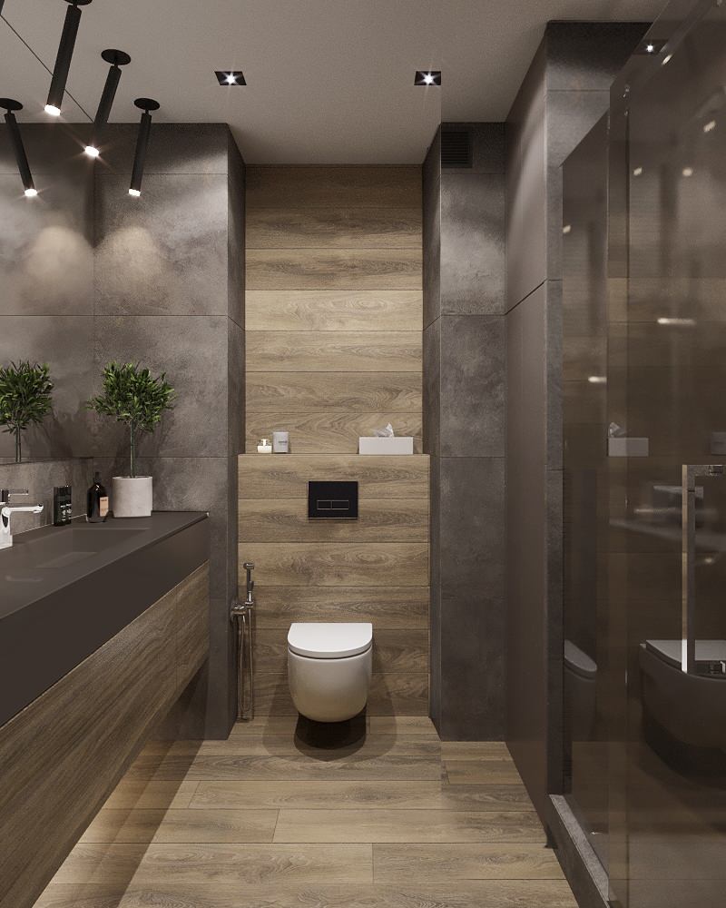 Студия лофт для молодого человека 55 кв.м.