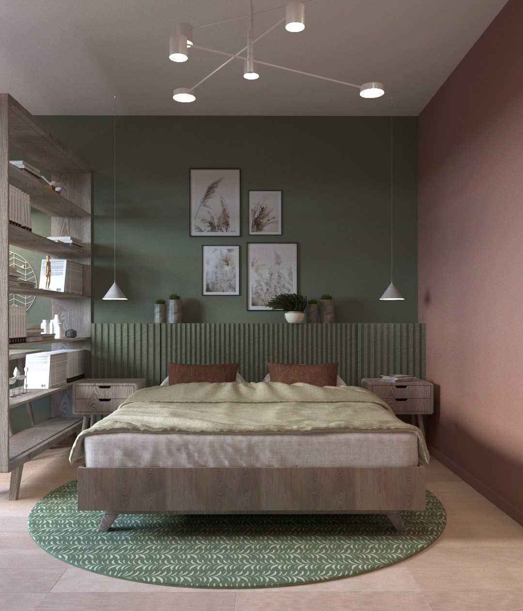 Многофункциональная спальня для студентки