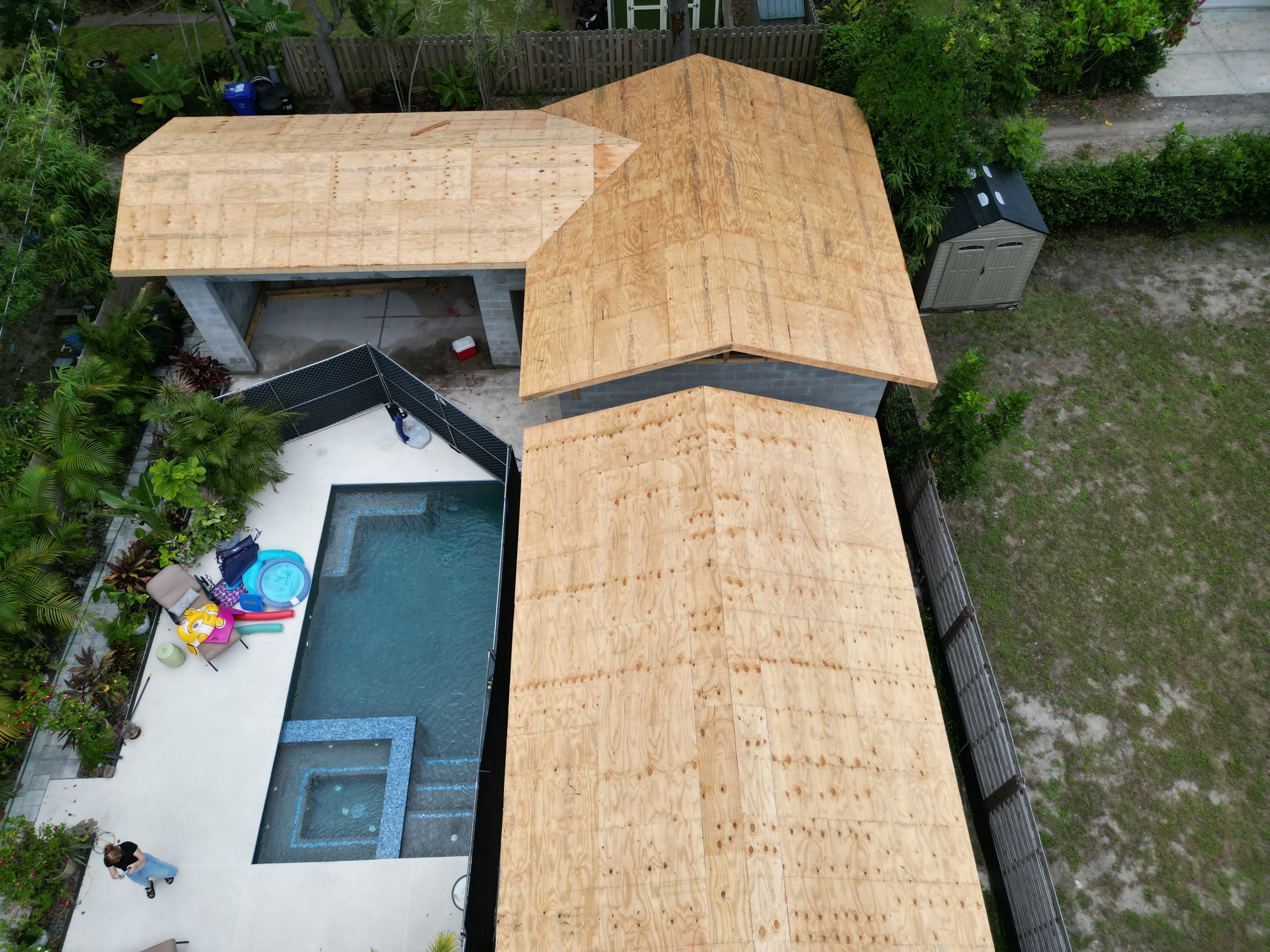 Aerial Roof Sheathing Inspection