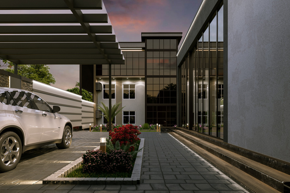 Дизайн Виллы в 3 этажа в городе Ашхабад