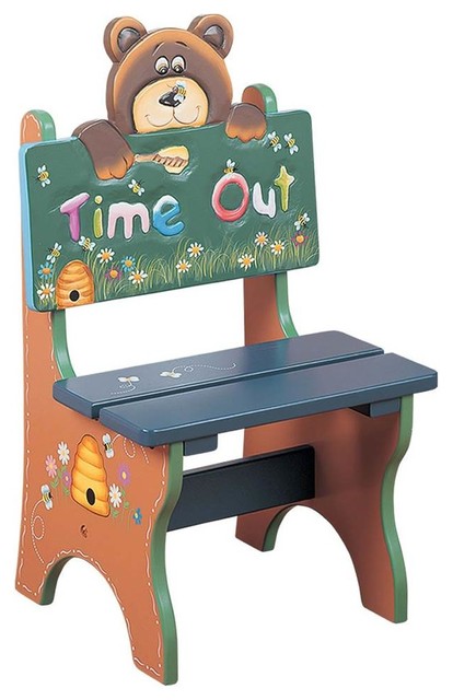 kids wooden time out chair