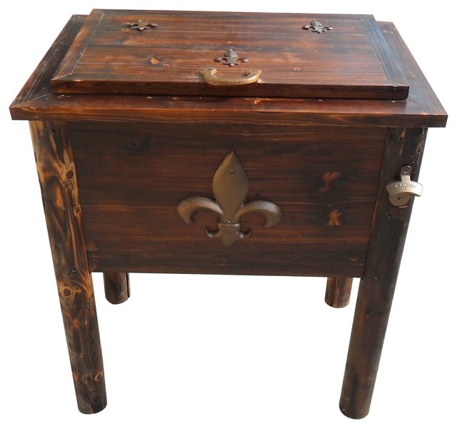 char log cooler rustic coolers and ice chests by leigh country