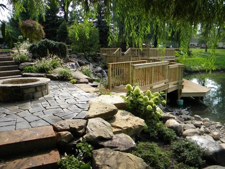 Backyard Waterfall