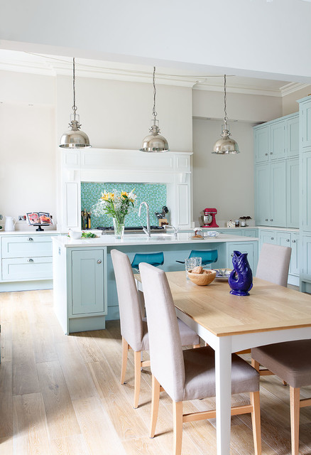 Beautiful Blue traditional-kitchen