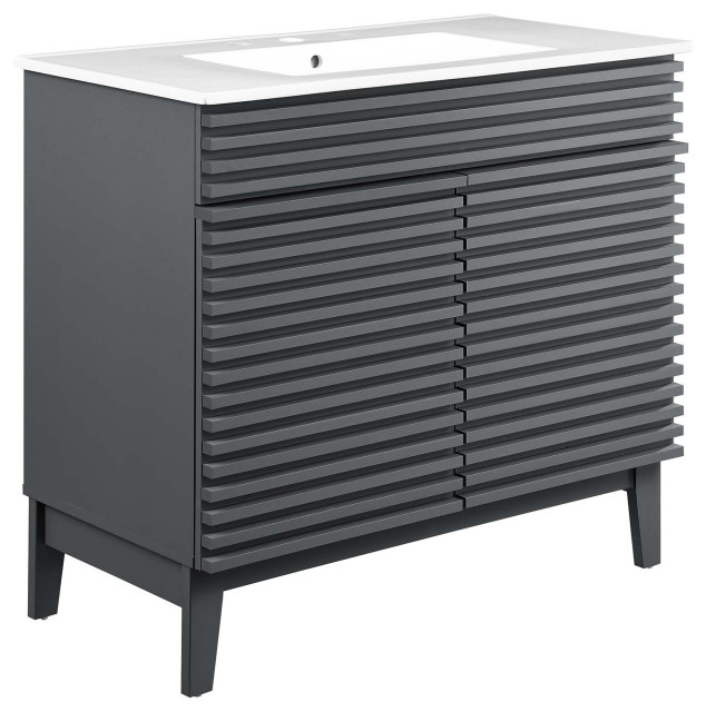 Render 36" Bathroom Vanity Transitional Bathroom Vanities And Sink Consoles by Modway Houzz