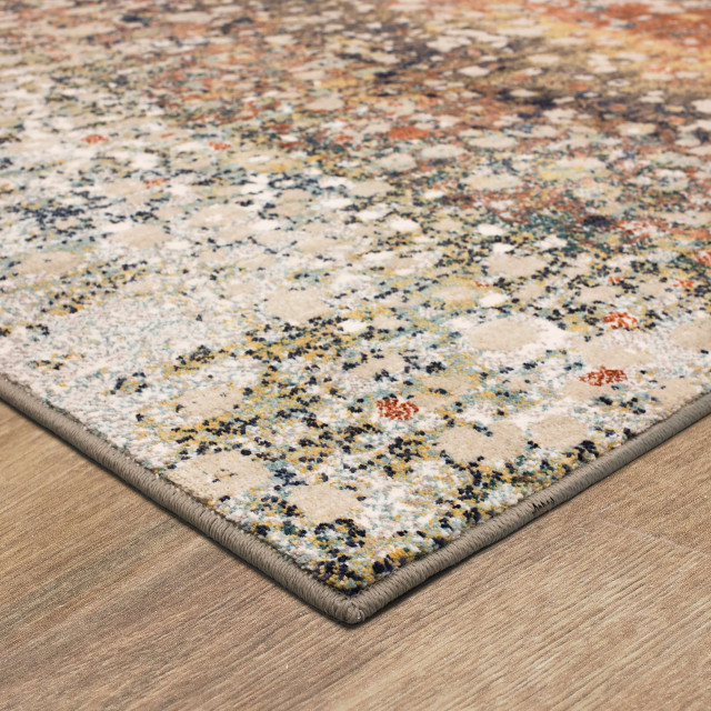 Karastan Torrent Rose Gold Area Rug, 2'x3' Contemporary Area Rugs