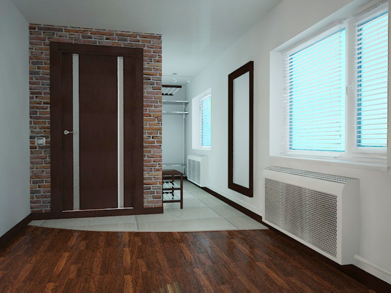 Визуализация холла. Проект загородного дома (2 этажа, 160 кв.м.)