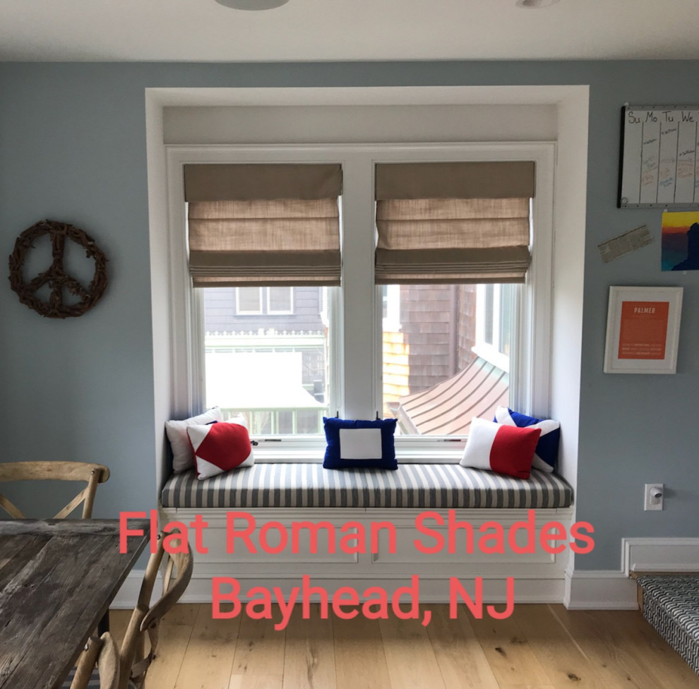 Flat Roman Shades - Various Rooms