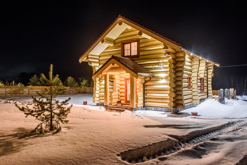 Дом из круглого бревна