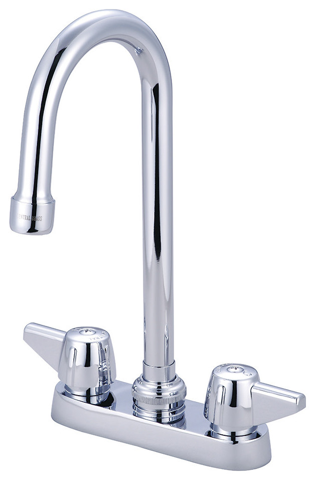 Pioneer Faucets 0084-A17 Central Brass 1.5 GPM Centerset Bar - Polished Chrome