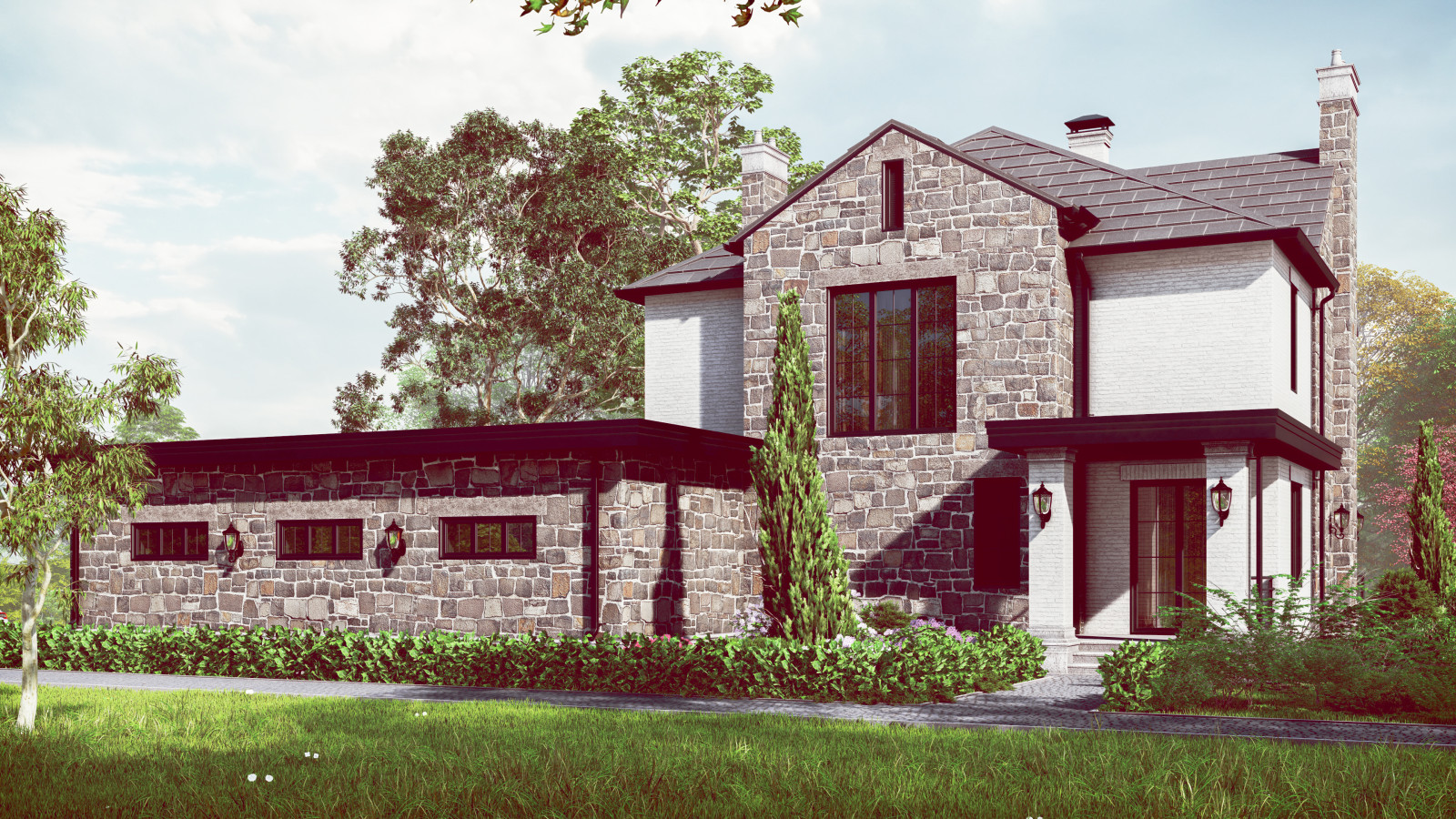 Загородный дом в Малоховке