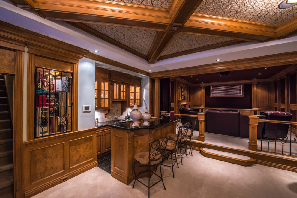 Home bar - home bar idea in Vancouver