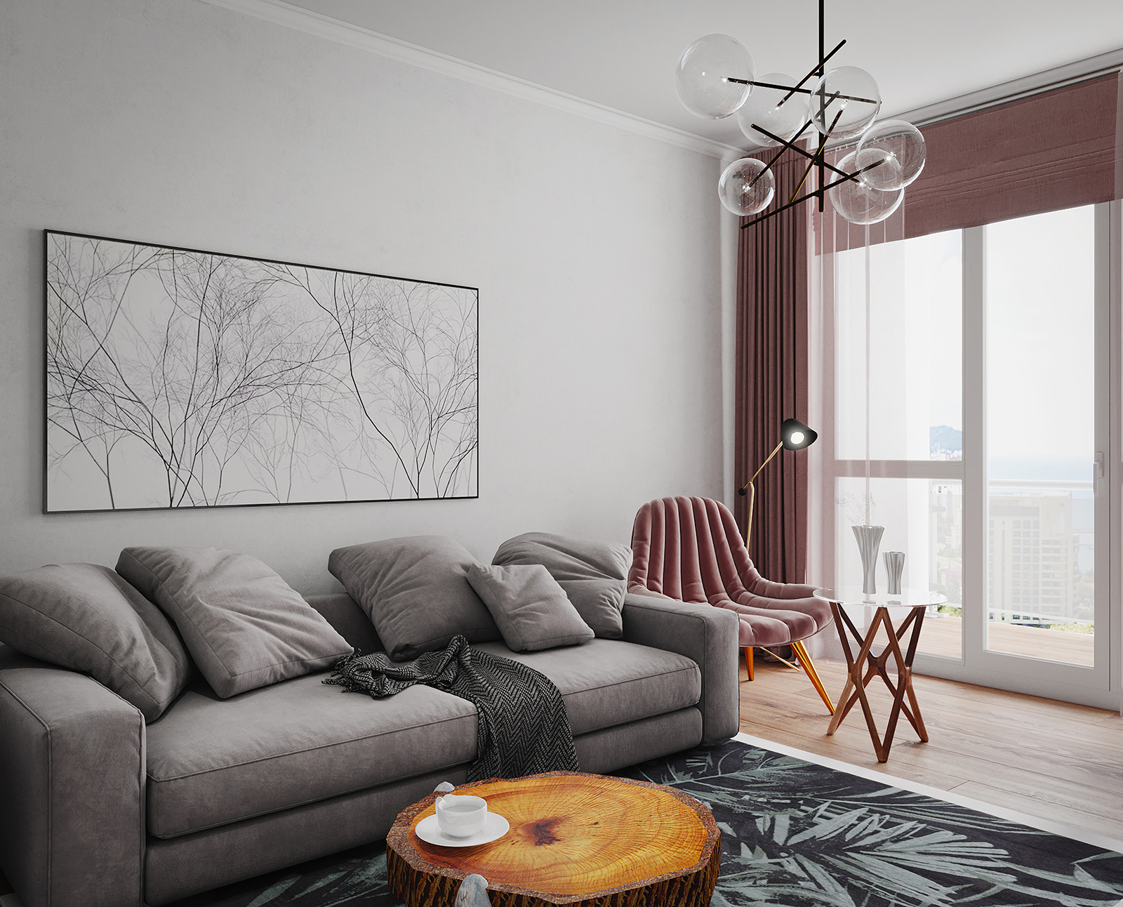 2-ком. кв. ЖК Жилой квартал, г.Сочи, витринный дизайн для продажи