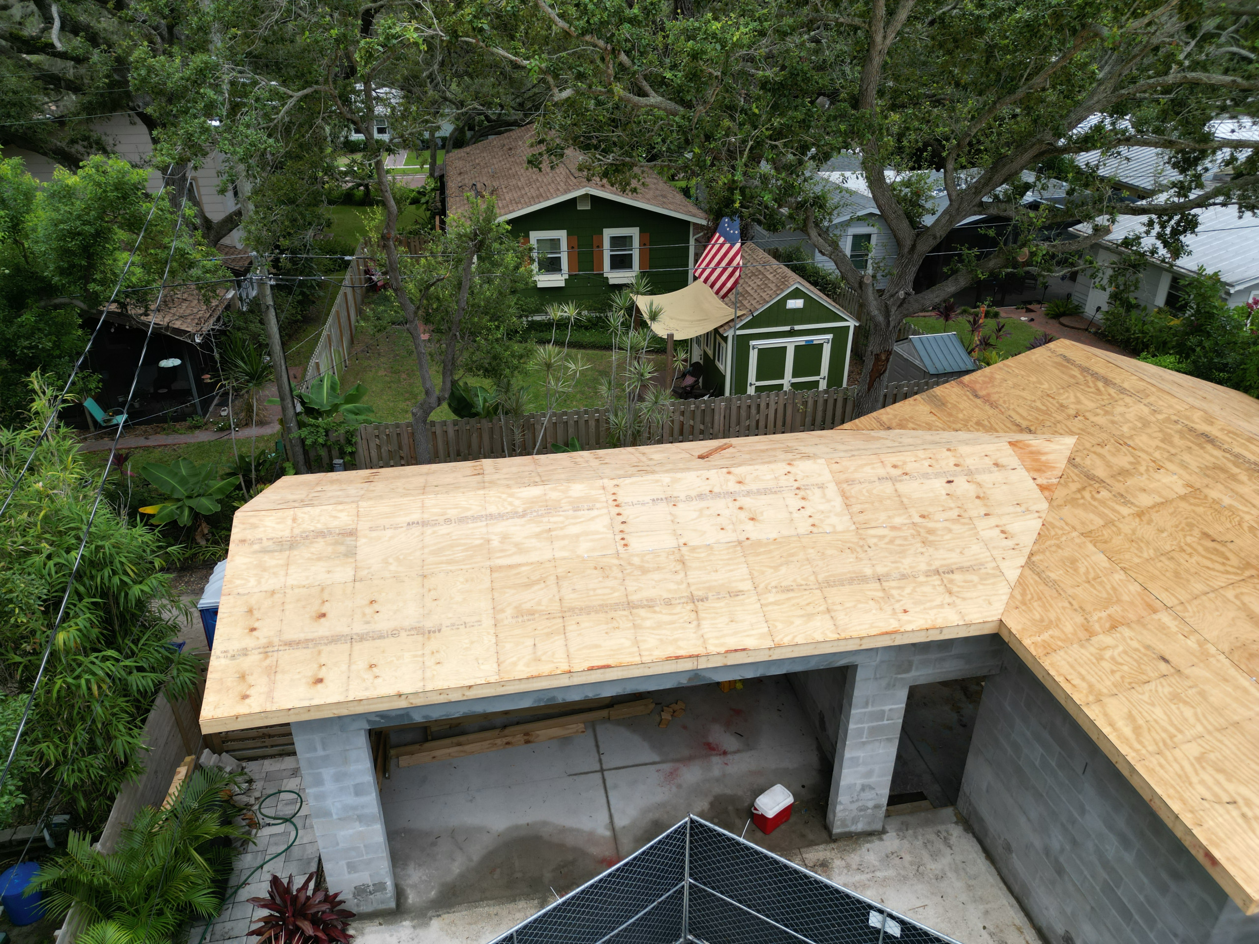 Aerial Roof Sheathing Inspection