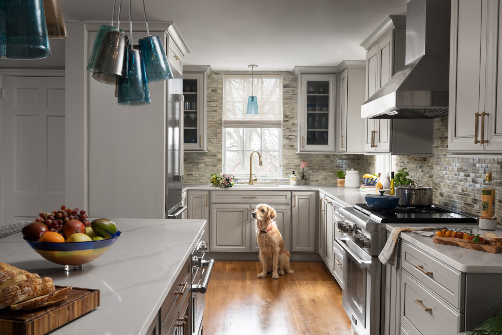 Inspiration for a transitional kitchen remodel in DC Metro