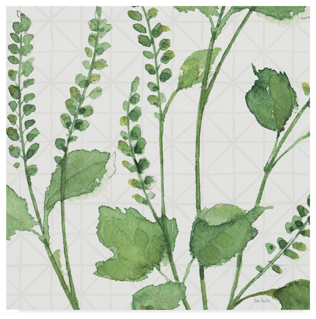 Lisa Audit 'Mixed Greens Liv' Canvas Art, 24"x24" Contemporary