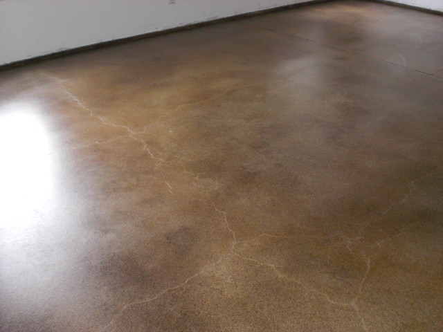 Basement Stained Concrete Floor Other By Concrete Repair