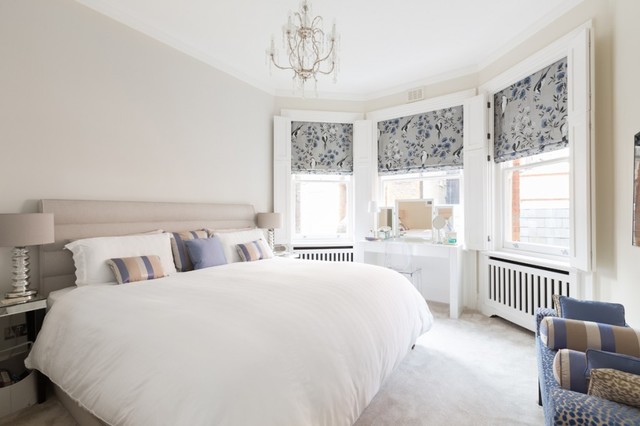 Transitional Bedroom nyklassisk-sovrum