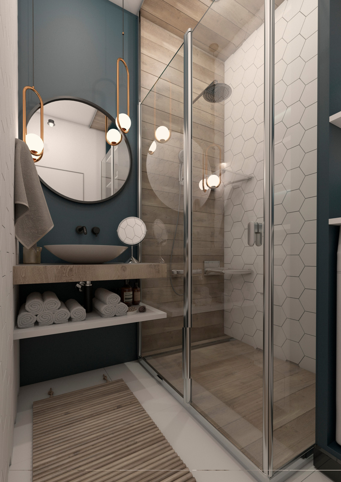 Санузел и душевая, жк Рехард