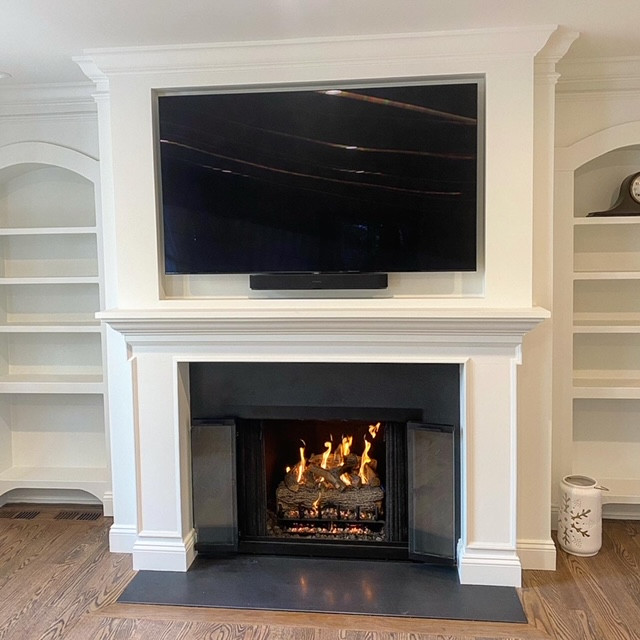 Gas Logs, Glass Burner Sets, & Fireplace Doors New York by NYC Fireplaces and Outdoor