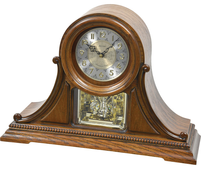Rhythm USA Musical, Chiming Wooden Mantel Clock, WSM Newcastle