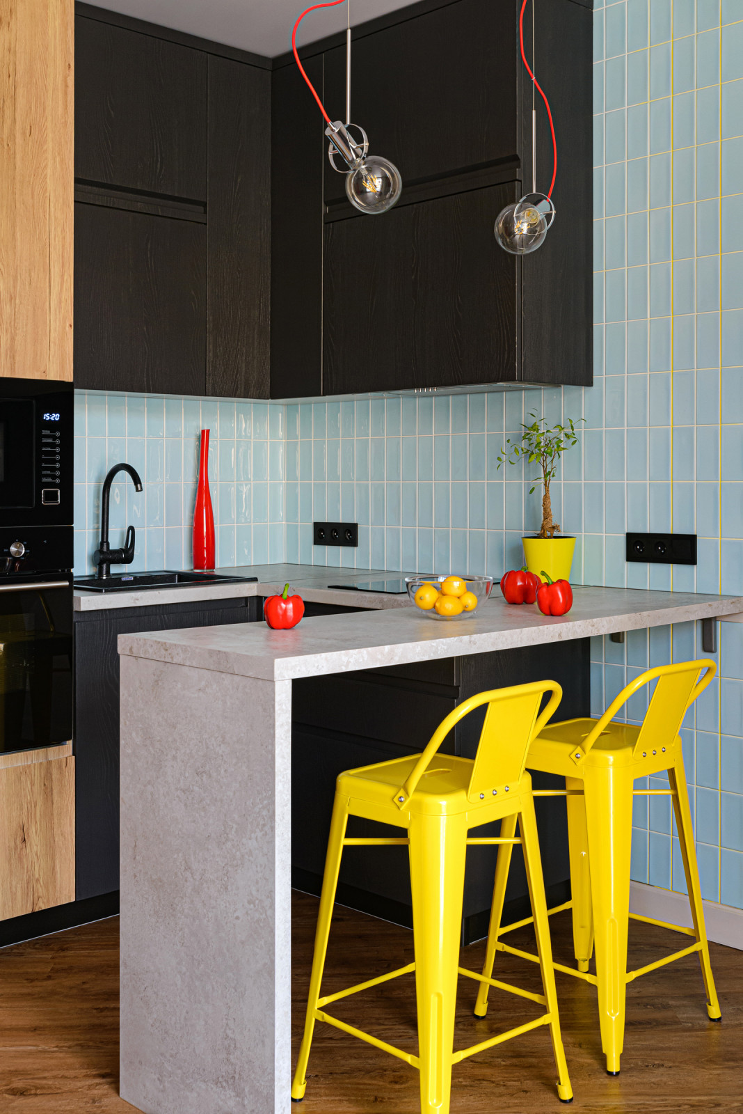 Яркая квартира-студия