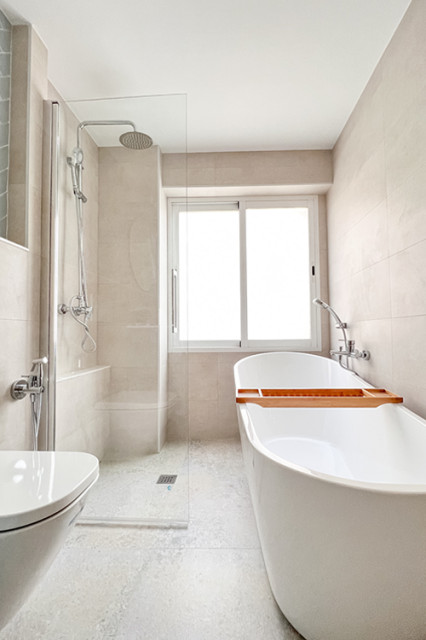 Ba&ntilde;o Guizem coastal-bathroom
