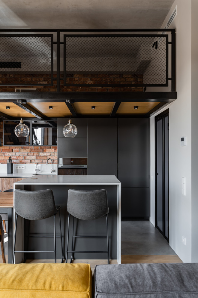 Нестандартное решение для зоны отдыха на кухне