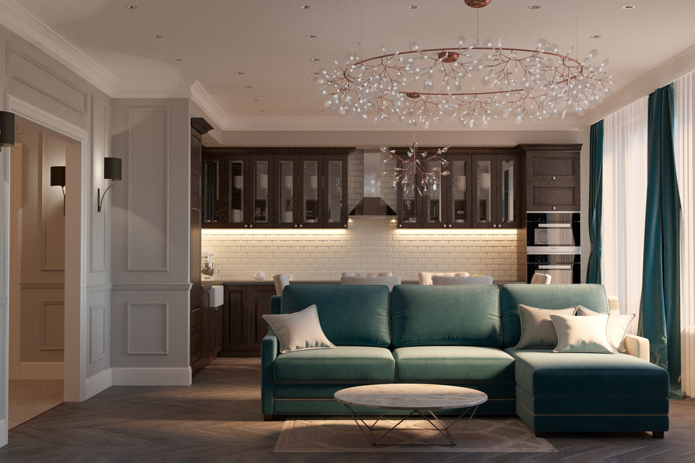 Квартира в стиле Американская классика