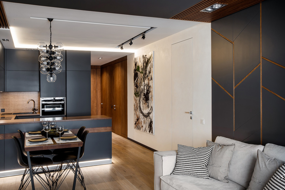 Квартира современной семьи с двумя детьми