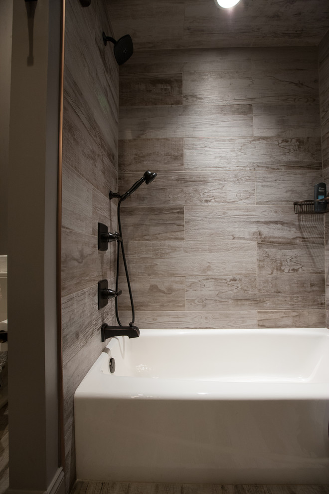 Example of a mountain style bathroom design in Birmingham
