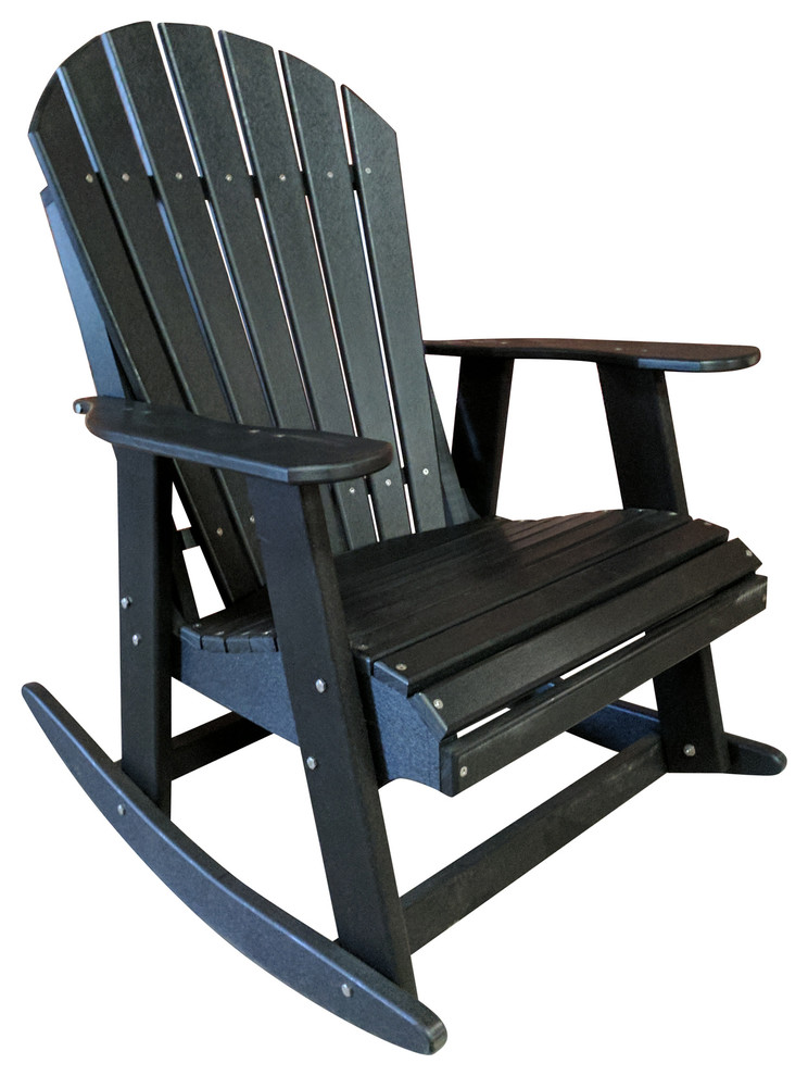 Poly Lumber Adirondack Rocking Chair Contemporary Adirondack Chairs by Andrew Jones
