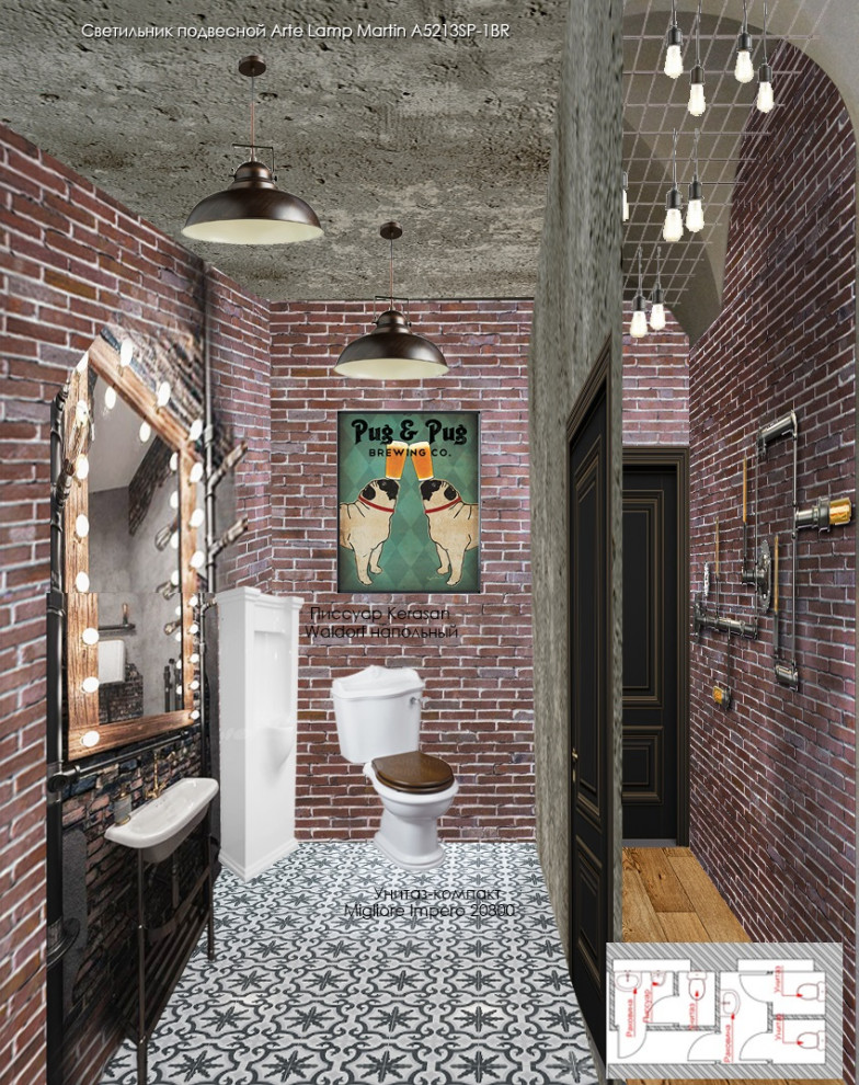 Дизайн интерьера паба в стиле Лофт