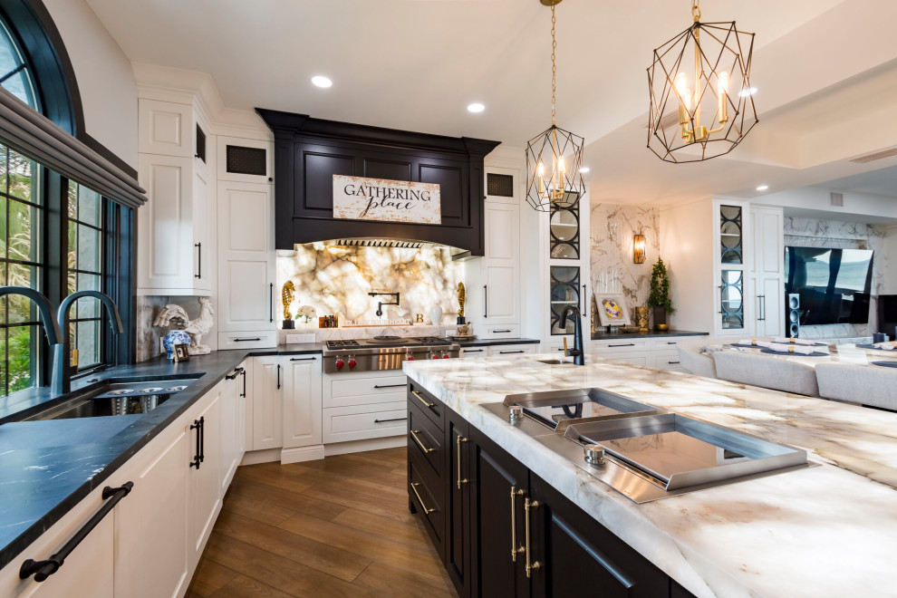 Home design - transitional home design idea in Tampa