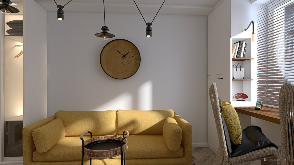 Комната для мама и дочки, с намеком на японский стиль