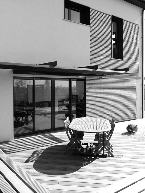 Maison MI modern-terrasse