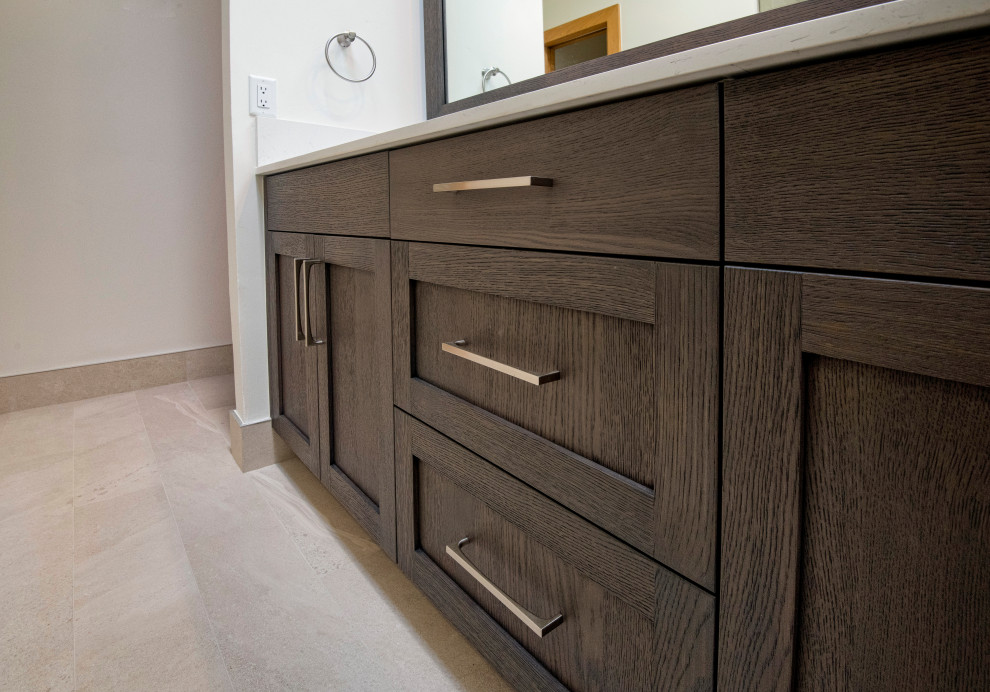 Inspiration for a transitional bathroom remodel in Denver