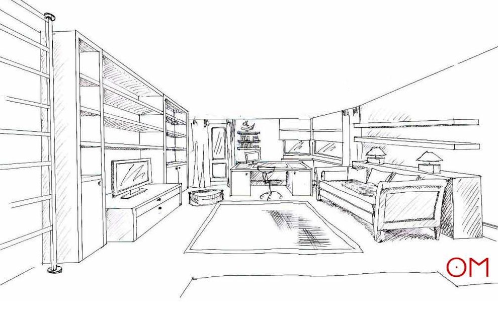 Эскиз детской комнаты