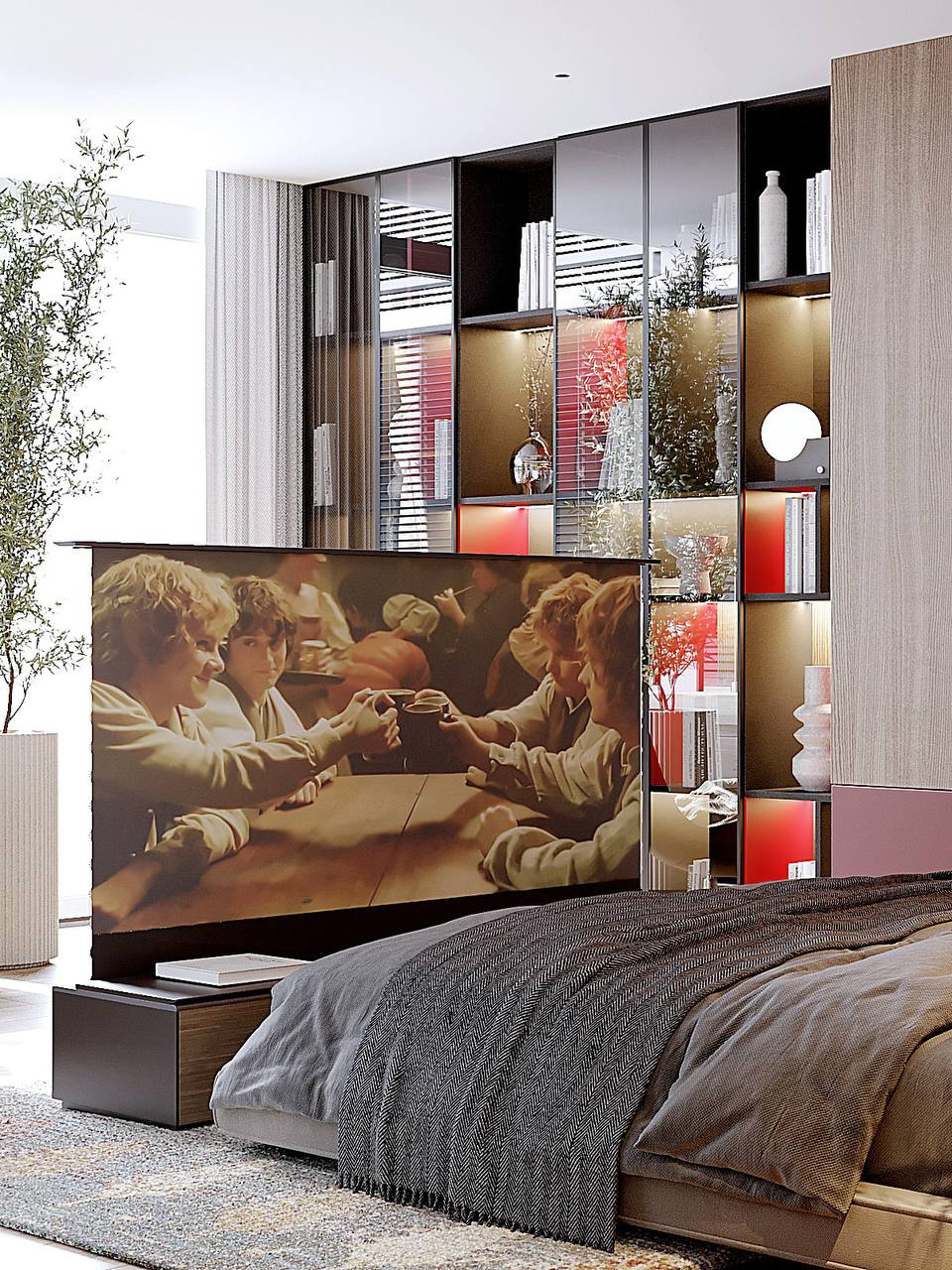 Двухуровневый пентхауз с мансардным этажом