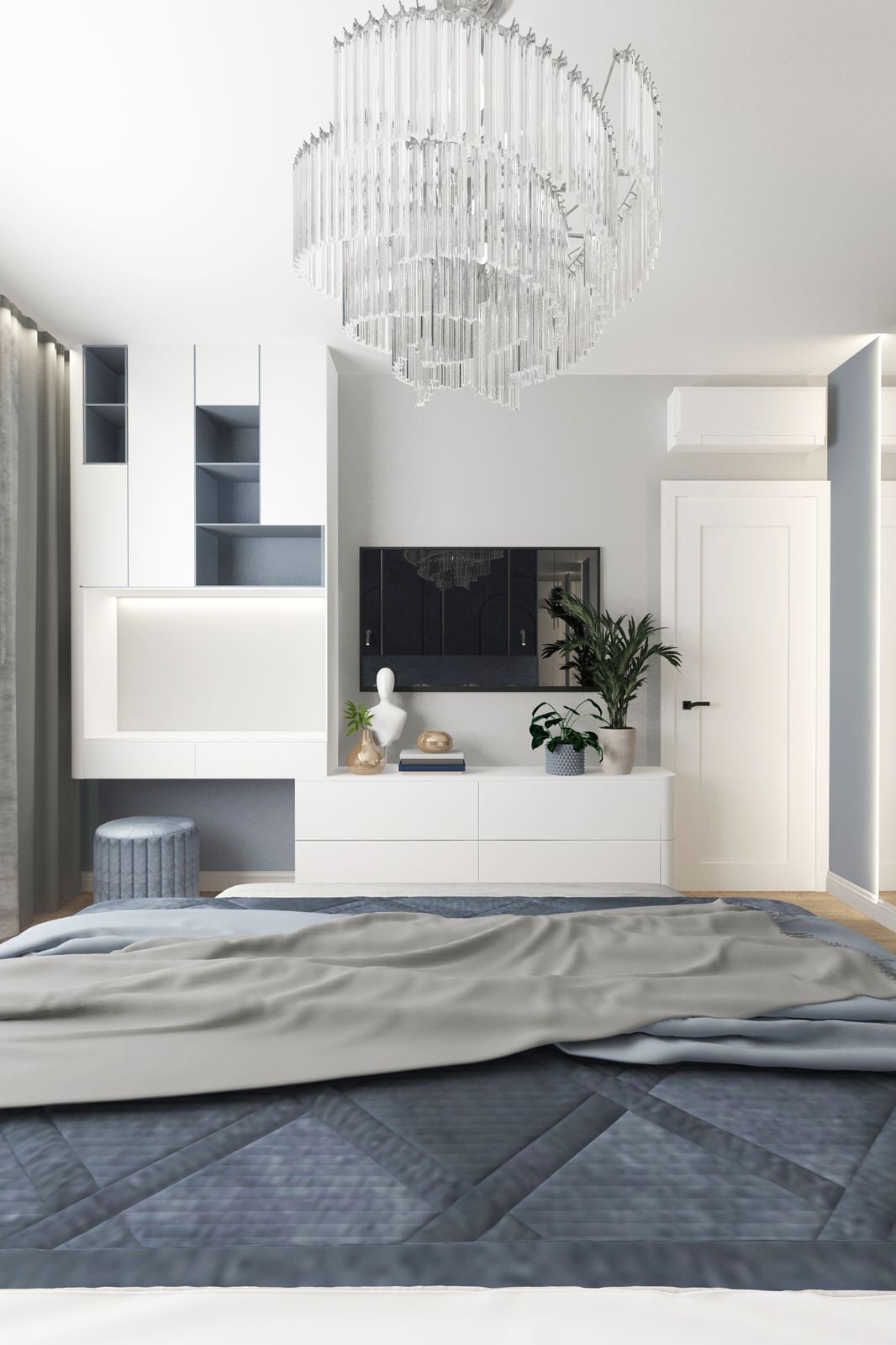 Проект трехкомнатной квартиры г. Ростов-на-Дону