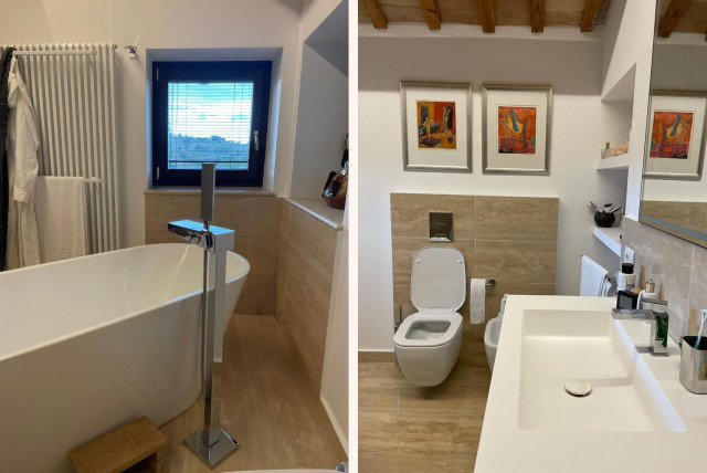 Bagno camera padronale rustik-badrum