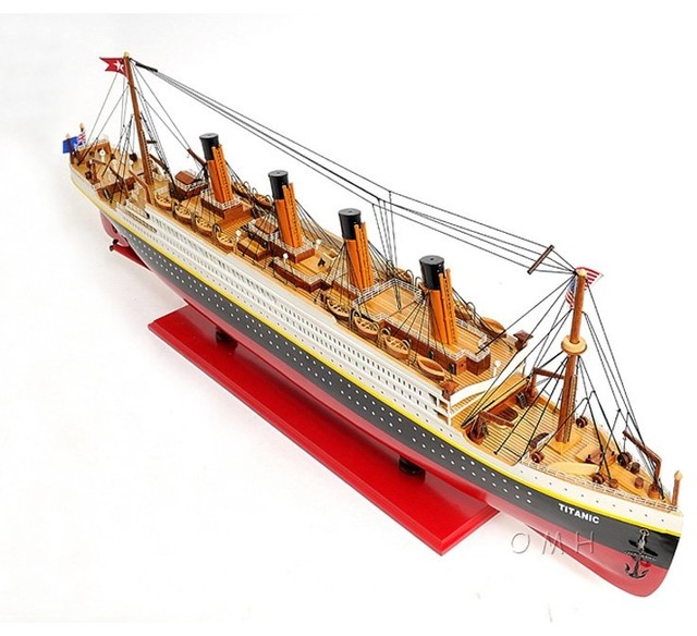 Titanic Painted Model Beach Style Decorative Objects And Figurines By Old Modern Handicrafts Inc Houzz - Titanic Home Decor