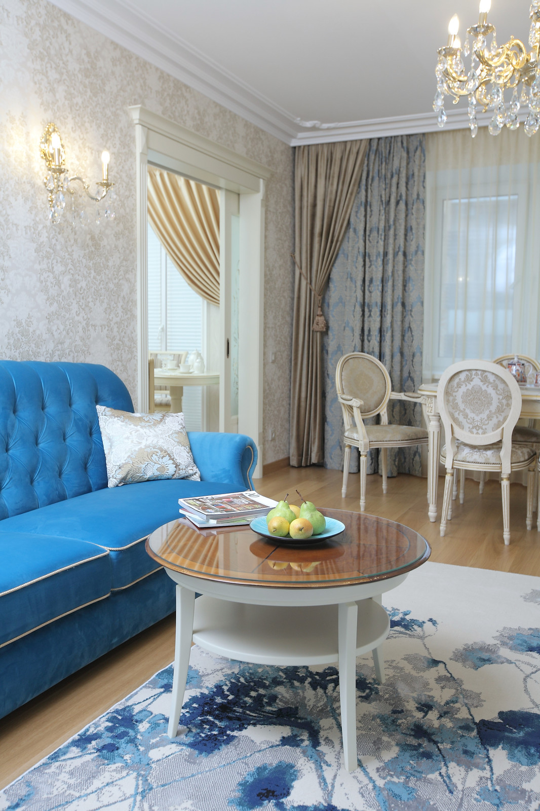 Дизайн трехкомнатной квартиры в ЖК "Южный берег"