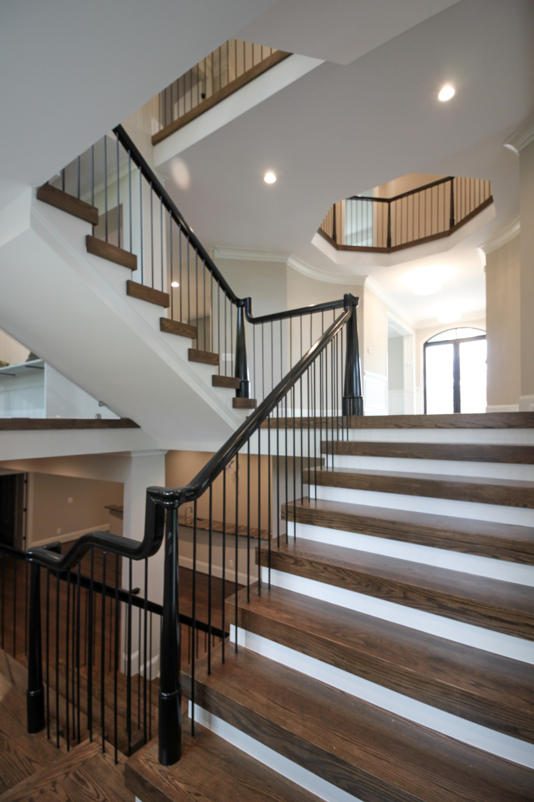 89_Eclectic and Edgy Staircase in French Contemporary Residence, McLean VA 2210