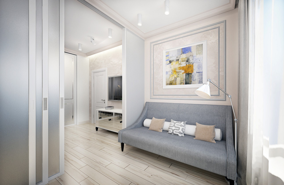 Однушка в розовых тонах на Пифагоре