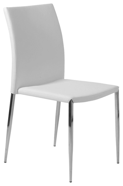 White Diana Stack Chair (Set of 4)